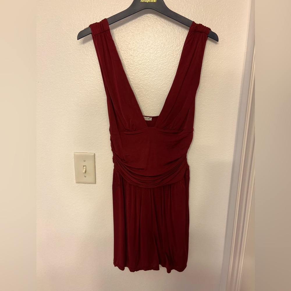 Free People Plunge Mini Dress